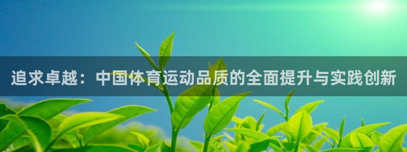 3377体育靠谱吗：追求卓越：中国体育运动品质的全面提升与实践创新