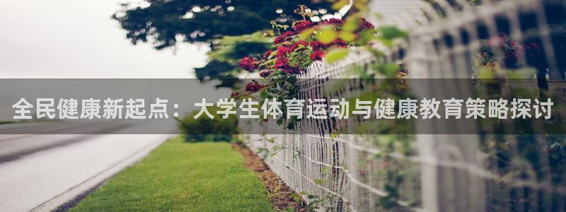 3377体育app官网下载地址：全民健康新起点：大学生体育运动与健康教育策略探讨